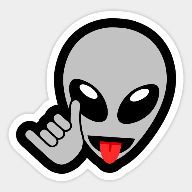 ALIEN SHAKA STICKER