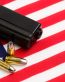 American Flag with Hand Gun Sticker