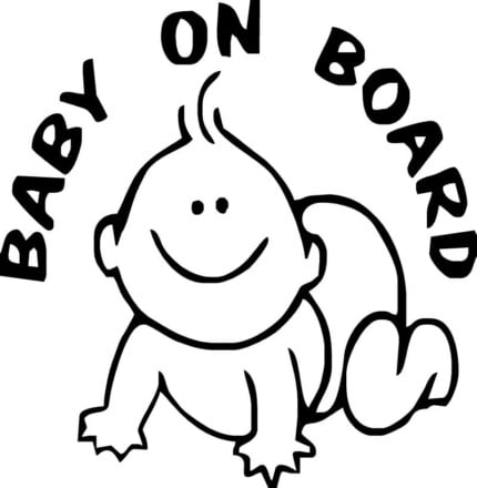 Baby on Boad Decal