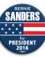 BERNIE 2016 ROUND STICKER