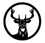 Buck Head 1 Circle Decal