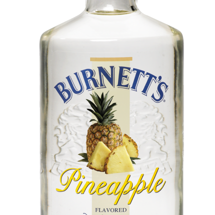 Burnetts Pineapple Vodka Bottle Shot Decal