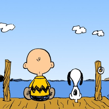 Charlie Brown and Snoopy Color Decal
