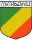Congo Brazzaville Flag Crest Decal Sticker