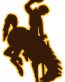 cowboy brown and yellow sticker