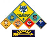 cub scouts RANKS STICKER blue arrow 2