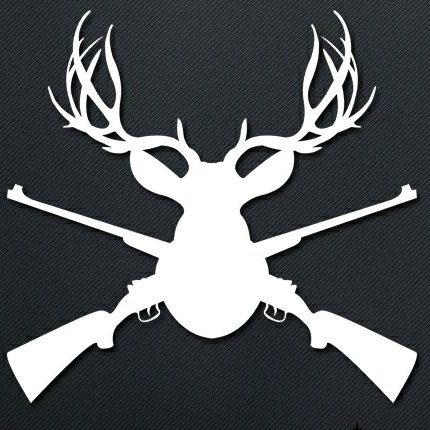 deer-hunting-rifles-DIE CUT decal-sticker