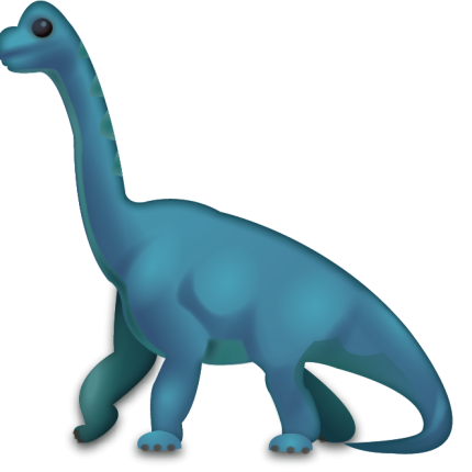 DINOSAUR Brachiosaurus_Iphone_Emoji