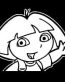 Dora Waving Decal Sticker