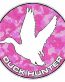 Duck Hunting Circle Decal 88 - Camo Pink