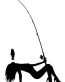FISHING POLE DANCER GUY DIE CUT DECAL