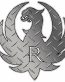 Gun Logo R - Diamondplate Silver