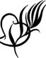 Heart with Leaf Diecut Decal