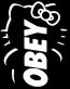 Hello K OBEY Diecut Decal