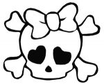 Hello K Skull Decal