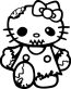 Hello K Zombie Decal Sticker Car Truck Window Graphic