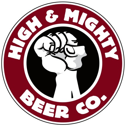 High and Mighty Logo Sticker