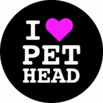 i love pet head round xxx sticker