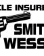 insured by smith wesson adhesive vinyldecal