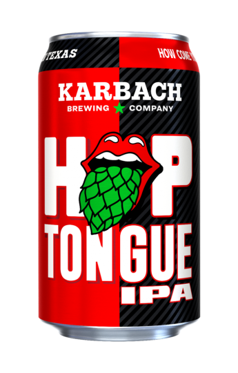 KARBACH Hop-Tongue-IPA CAN SHAPED STICKER