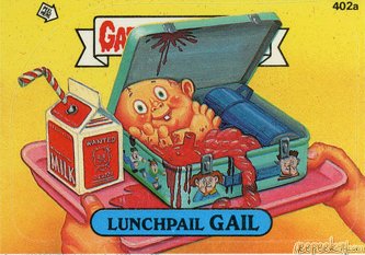 Lunchpail GAIL Funny Decal Name Sticker