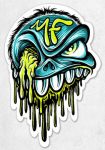 MF SKULL STICKER