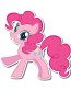 my little pony pink sticker