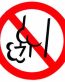 NO FARTING ROUND STICKER 2