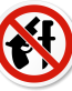 no-weapons-allowed-ROUND STICKER