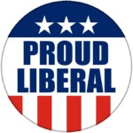 PROUD LIBERAL POLITICAL STICKER