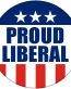 PROUD LIBERAL POLITICAL STICKER