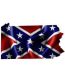 Rebel Flag Pennsylvania Sticker