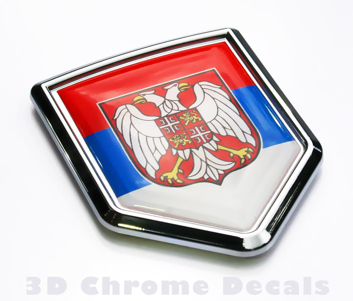 Holland KNVB Flag Domed CHROME Emblem Proud Flag Car Sticker 2x 2.25  ORANJE