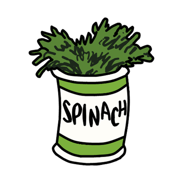 cartoon spinach
