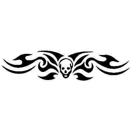 Tribal Skull Vinyl Car Sticker