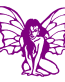 Butterfly Girl Sticker