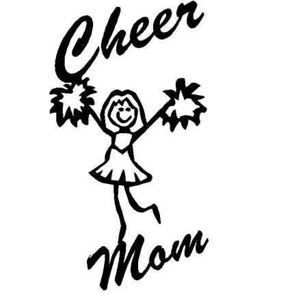 Cheer mom Adhesive Vinyl Decal