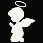 Angel in Prayer Decal 3