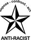 Anti Racist Star Die Cut Decal