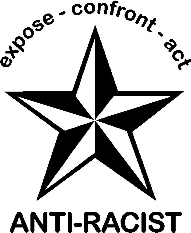 Anti Racist Star Die Cut Decal