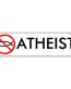 atheist no fish bumper sticker