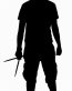 Band Drummer Silhouette Car Truck Wall Decal