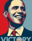 Barack Obama Victory Sticker