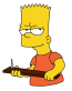 bart-simpson-NAIL Sticker
