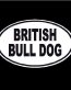 British Bull Dog Oval Decal