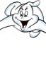 C GHOST Friendly Ghost Color Decal Sticker 4