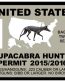 chupacabra hunting permit sticker