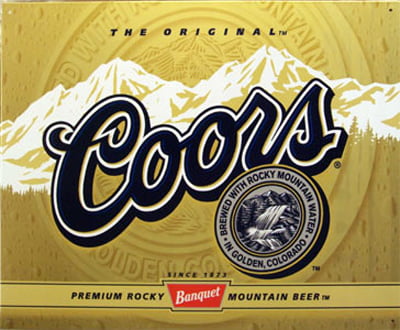 Coors Beer Label