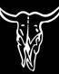 Cow Skull Vinyl Sticker