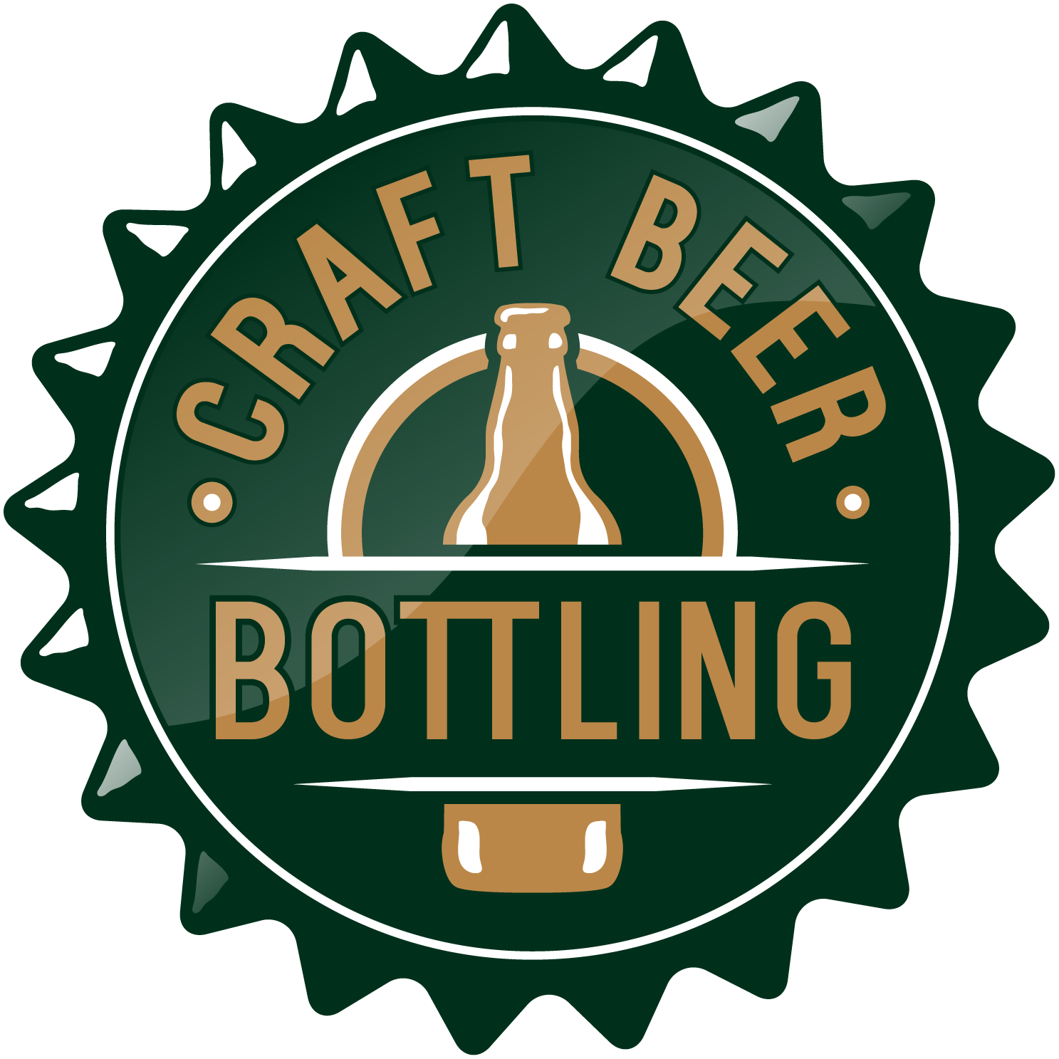 craft beer bottling cap sticker - Pro Sport Stickers